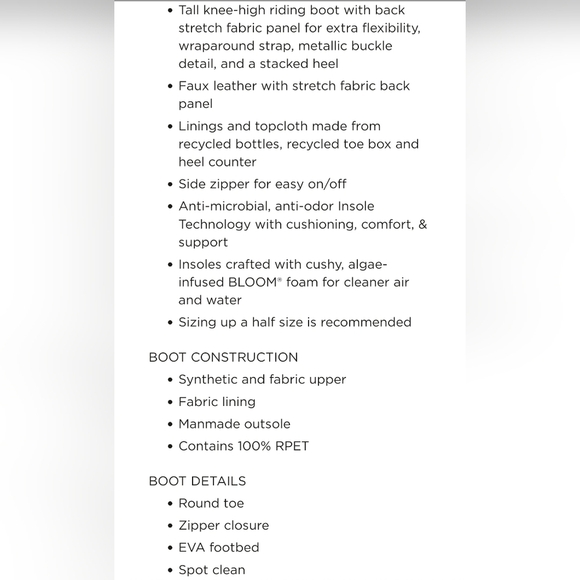 Dr. Scholl's Shoes Womens Rate Tan Faux Leather Knee-High Boots Shoes Size 7M - Picture 11 of 12